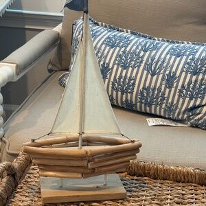 Nautical Wooden Sailboat Decor